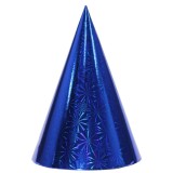 Set 6 coifuri metalizate, flippy, pentru petrecere, tematica aniversare, albastru