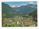 SH1-Carte Postala-ELVETIA , Chur mit Aroser-Weisshorn ,Circulata 1971, Fotografie