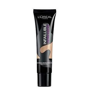 Fond de ten Loreal Infallible Total Cover Full Coverage fata si corp Nuanta 13 Beige Rose foto