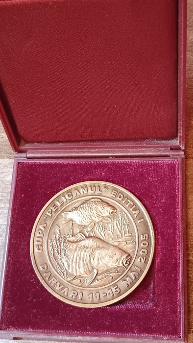 QW8 - medalie - pescuit sportiv - Cupa Pelicanul Darvari - editia I - 2005