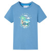 Tricou pentru copii, albastru mediu, 92 12574, vidaXL