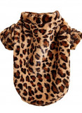 Bluza animal print cu fermoar, PROpets, eleganta, pentru caini, pisici, S