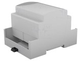 Carcasă pentru șină DIN, gri, 90x71x62mm, 4 module