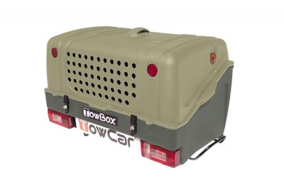 Cutie portbagaj transport animale de companie/vanatoare Towbox V1 DOG Verde foto