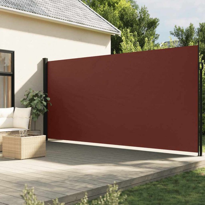 vidaXL Copertină laterală retractabilă, maro, 200x600 cm 4004554