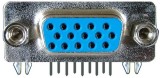Conector DB15, mama, lipire pe PCB - 124026
