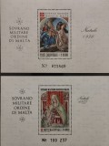 BC6, Malta 1977 si 1978, 2 colite picturi, Craciun