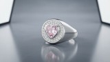 Cumpara ieftin Inel Sigiliu din Argint 925 cu Inima Roz si Halo Zirconia