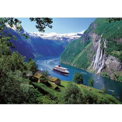 PUZZLE FIORD NORVEGIAN, 1000 PIESE foto