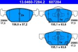 ATE 13.0460-7284.2 set placute frana,frana disc
