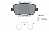 Set placute frana TEXTAR 2434802