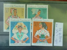 TS21 - Timbre serie DDR - 1971 Mi1668-71 Port Traditional Popular foto