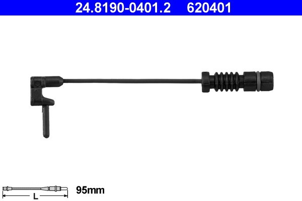 ATE 24.8190-0401.2 senzor de avertizare,uzura placute de frana