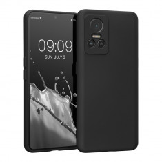 Husa Kwmobile pentru Realme GT Neo 3, Silicon, Negru, 59247.01