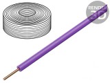 Cablu S&acirc;rmă Cu PVC Violet 0,2mm2 60V 10m