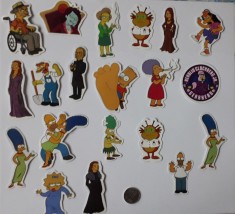 Set de 20 stickere/ abtibild waterproof laptop/telefon/ moto -Simpsons foto