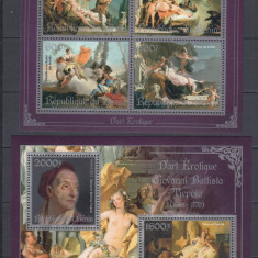 Benin 2013 - Pictura - NUDURI - GIOVANNI TIEPOLO - Colita + Bloc - MNH