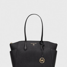 MICHAEL Michael Kors poseta de piele culoarea negru