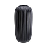 Vaza flori ceramica neagra 15 x 30 cm