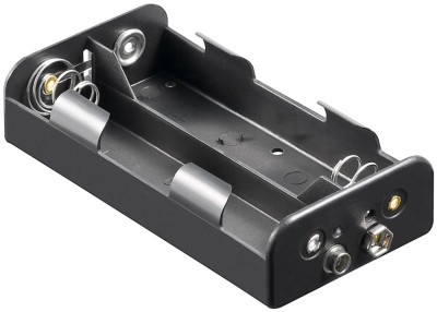 Suport baterie 4x C R14 cu conector 9V negru 11457 Goobay foto