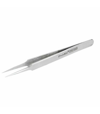 Penseta dreapta cu varf super fin 120mm Pro`sKit 1PK-102T foto