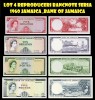 Reproducere 4 bancnote seria 1960 Jamaica,Bank of Jamaica