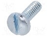 Surub UNC 4-40, o&amp;#355;el, lungime 9.53mm, cap rotund, pas filet {{Pas filet}}, KEYSTONE - 9401