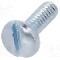 Surub UNC 4-40, o&amp;#355;el, lungime 9.53mm, cap rotund, pas filet {{Pas filet}}, KEYSTONE - 9401