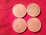 4 Monede 200 lei 1942 Mihai I , 4x6g argint 835 , cal. F,Buna