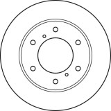 Disc frana fata TRW DF6735