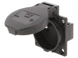 Conector Alimentare AC 230V 16A Negru 3 PIN