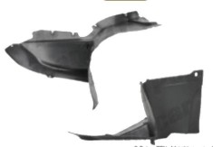 Carenaj roata VW Passat (B6 (3C)), 01.2005-07.2010, partea Dreapta, punte fata partea din Fata 9555FP1, 9555FP1Q polietilena