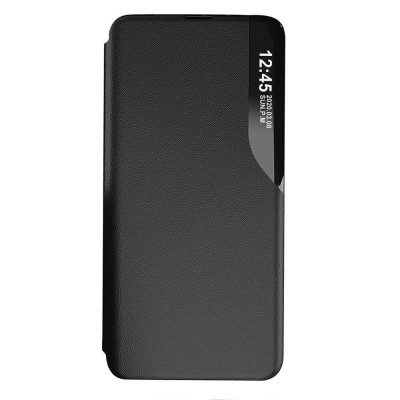 Husa smart view compatibila cu samsung galaxy note 10, e-fold, black foto