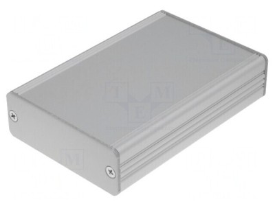 Carcasă aluminiu gri AKG 69x100x24mm foto