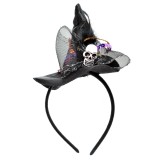 Bentita Halloween cu palarie neagra