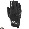 Manusi barbati pentru scuter - motocicleta Roadster vara textil/piele Ixon model MIG 2 Air Flow MS culoare: negru/alb &ndash; degete tactile 2XL (11/12)