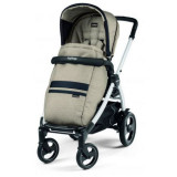 Carucior Peg Perego de la nastere, Book 51 S Titania Luxe Ecru (sasiu + hamac), 0-22 kg