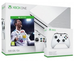 Consola Xbox One S 500GB SH + extracontroller + joc FIFA 18 foto