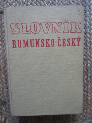 Rumunsko-česk&amp;yacute; slovn&amp;iacute;k foto