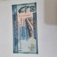 bancnota sri lanka 50 r 2015