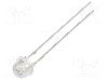 Dioda LED, 4,8mm, verde albastrui, 1560...2180mcd, 20mA, 3,1...3,6V, OPTOSUPPLY - OSG3DA5PE1A