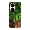 Husa compatibila cu Huawei Nova Y70 model Earth Block, Silicon, TPU, Viceversa, Transparent, Carcasa