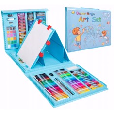 Set pentru Pictura si Desen &quot;LikeSmart Super Mega Art Set&quot;, Cutie pentru Depozitare si Organizare, 208 Piese