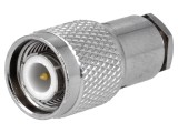 Conector TNC mufă tată 500V 50&Omega; pe cablu, aurit, AMPHENOL RF
