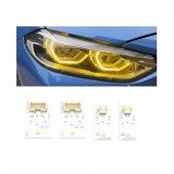 Cumpara ieftin Set de 4 Module led DRL Yellow CSL compatibile BMW Seria 1 F52 2020-2024 cod OEM 63117466543 63117466544