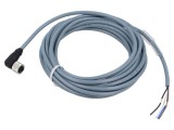 Cablu CARLO GAVAZZI CON14NFA5 5m M12 4 pini unghiat pentru senzori și automatizări