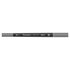 Pix Liner cu Doua Capete Daco Pensuliner, Varf Metalic 0.4 mm si Varf Tip Pensula, Gri, Pixuri Linere, Linere Daco, Pix cu Doua Capete, Pixuri Doua Ca foto
