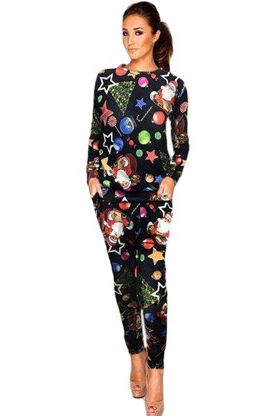 U798-100 Pijama cu model tematic Craciun U798-100 Pijama cu model tematic Craciun