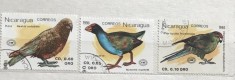 (B ) Timbre serii Straine Fauna Pasari Nicaragua