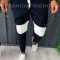 Pantaloni de trening pentru barbati - slim fit -bleumarin- A5965